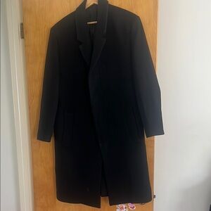 Zara Classic Black Overcoat